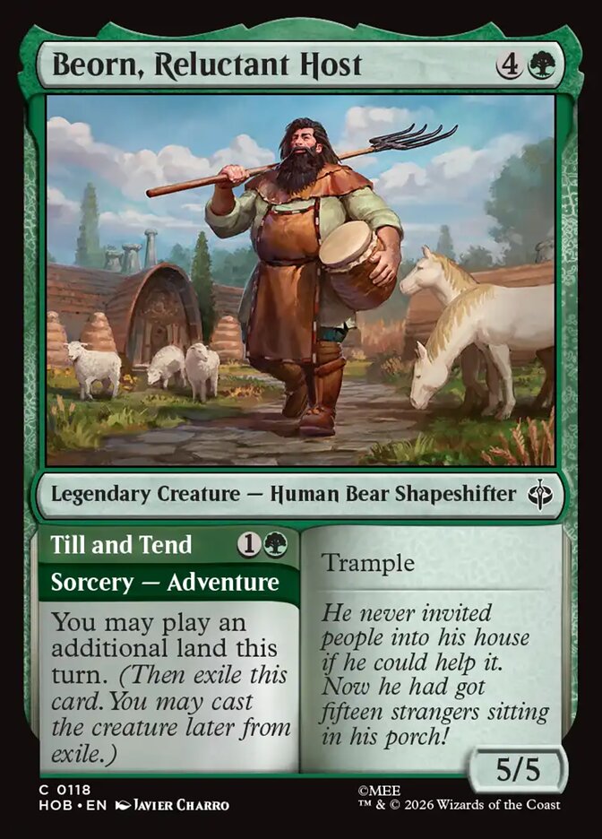 Beorn, Reluctant Host card front