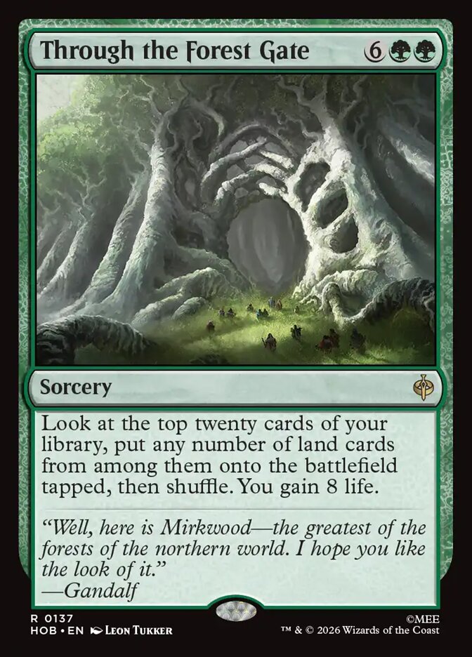 Through the Forest Gate card front