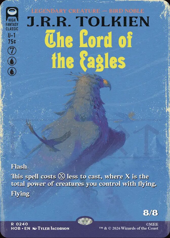 The Lord of the Eagles card front