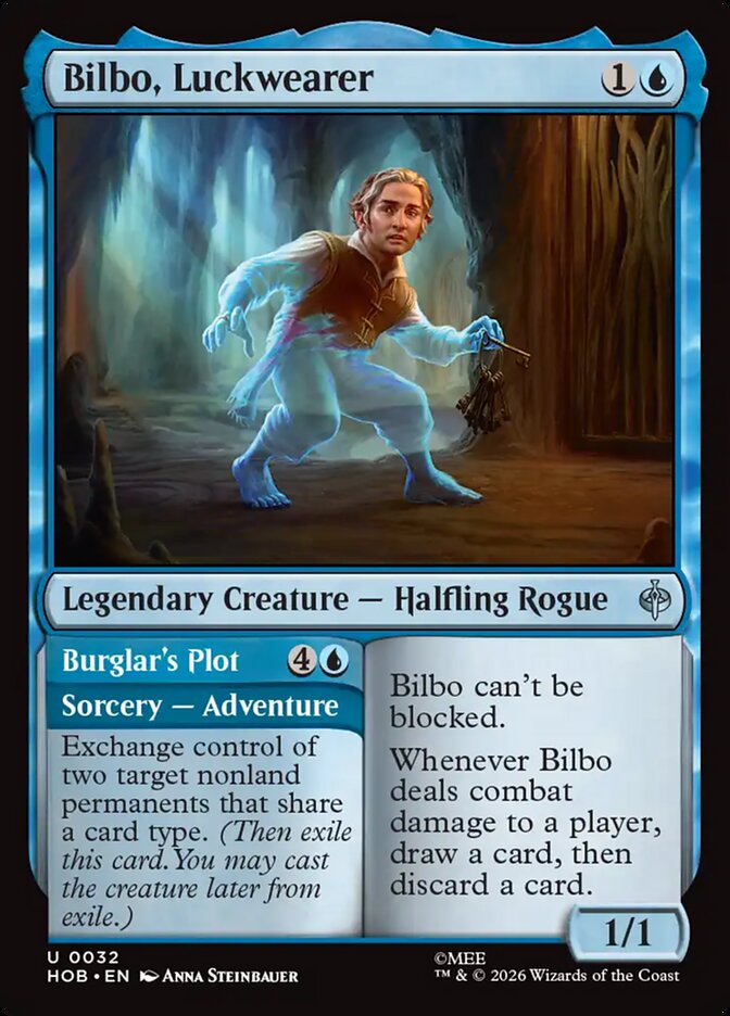 Bilbo, Luckwearer card front