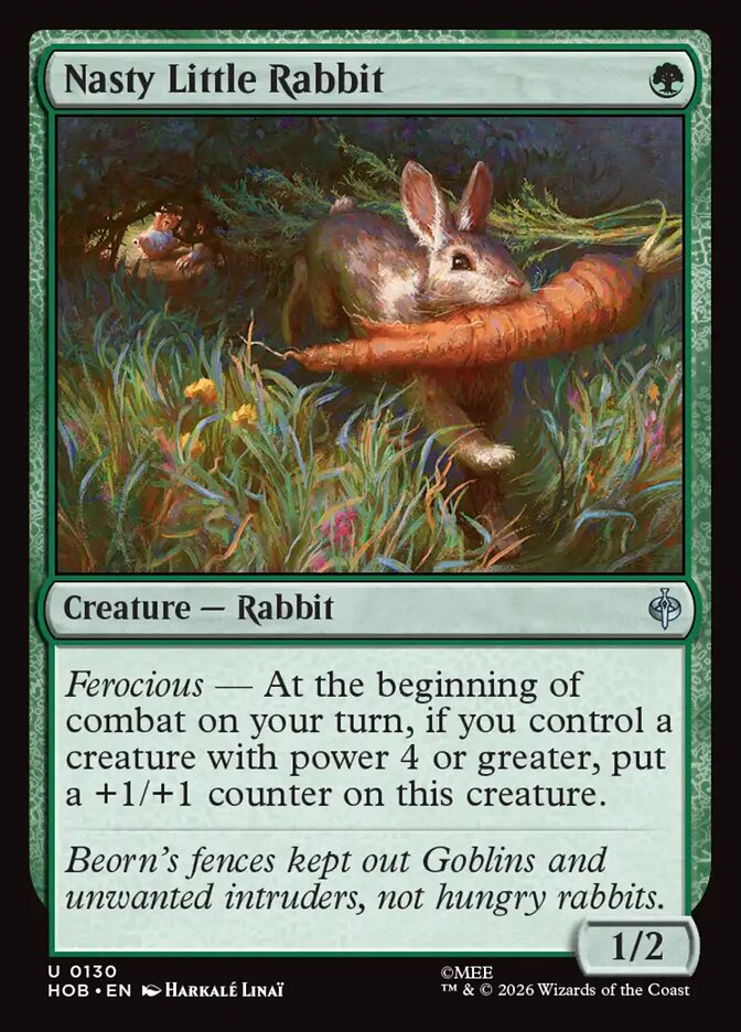 Nasty Little Rabbit card front