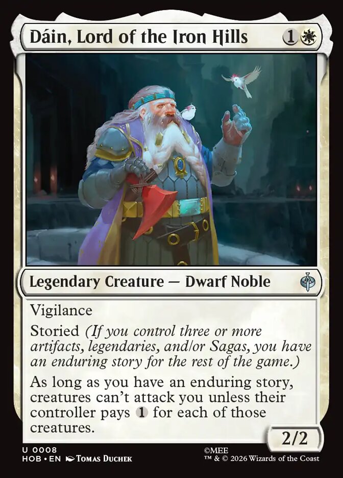 Dáin, Lord of the Iron Hills card front