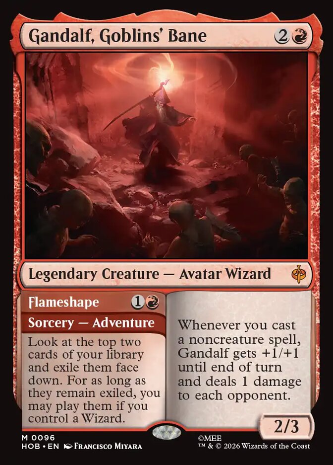 Gandalf, Goblins' Bane card front