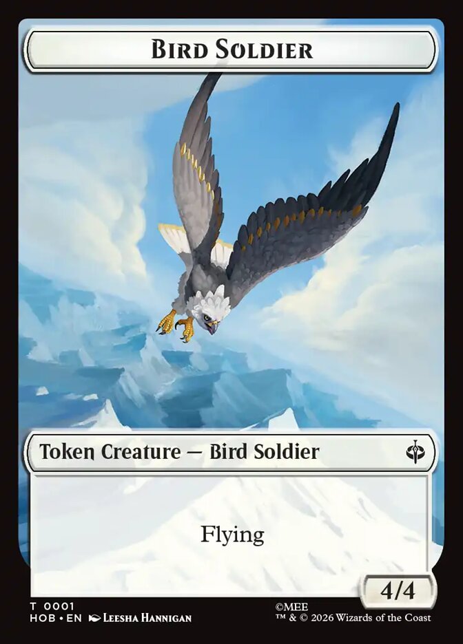 Bird Soldier card front