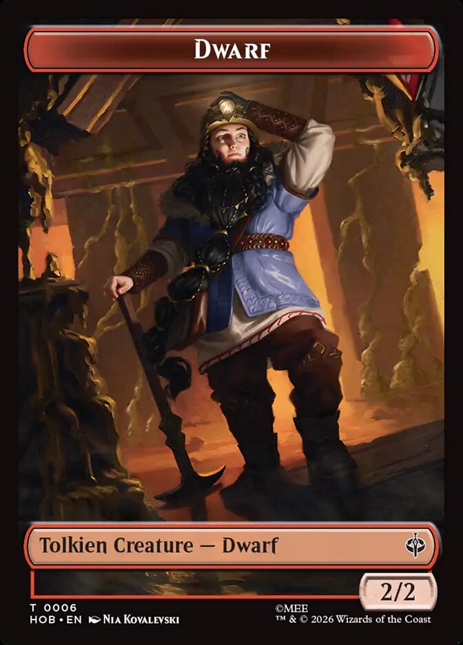 Dwarf Token card front