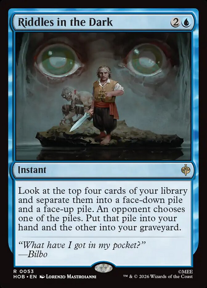 Riddles in the Dark card front
