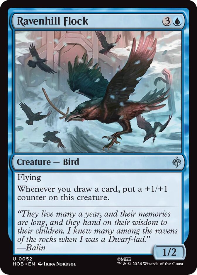 Ravenhill Flock card front