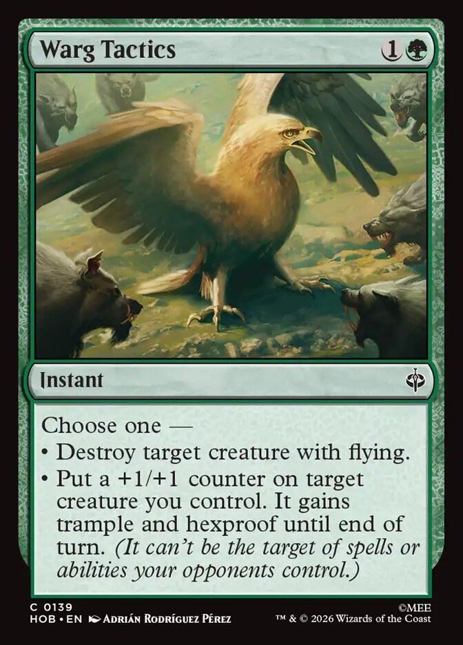 Warg Tactics card front