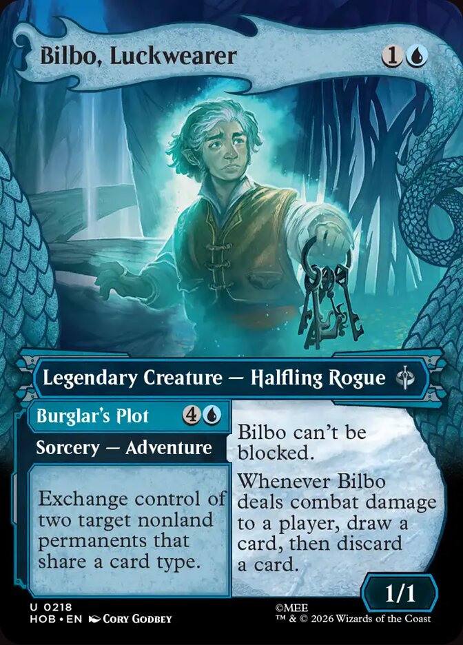 Bilbo, Luckwearer card front