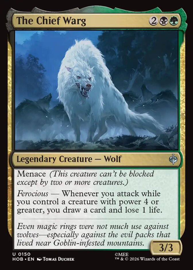 The Chief Warg card front