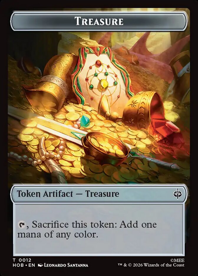 Treasure card front