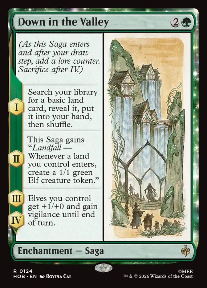 Down in the Valley card front