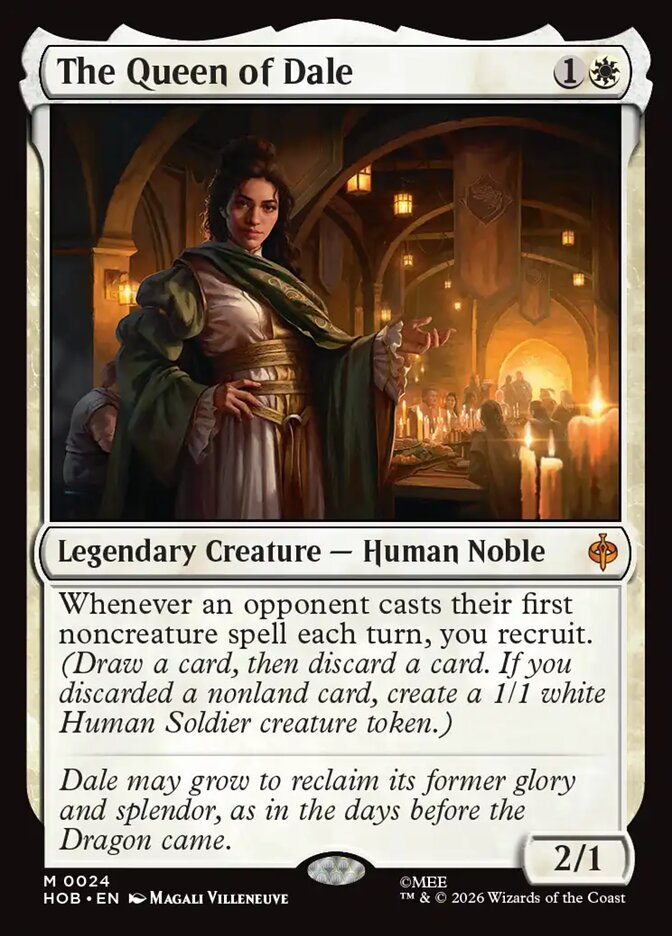 The Queen of Dale card front