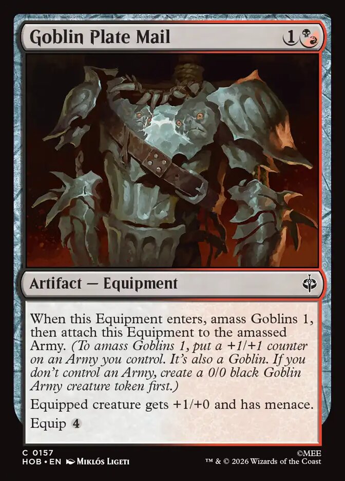 Goblin Plate Mail card front