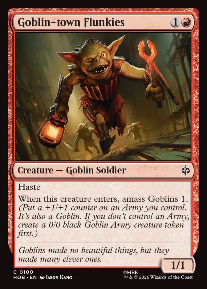 Goblin-town Flunkies card front