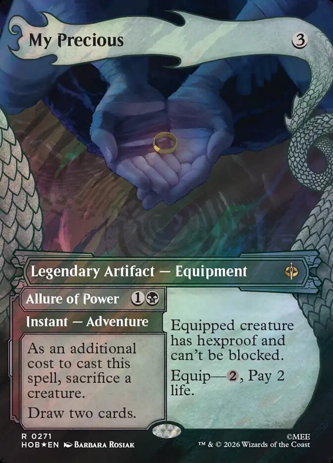 My Precious card front