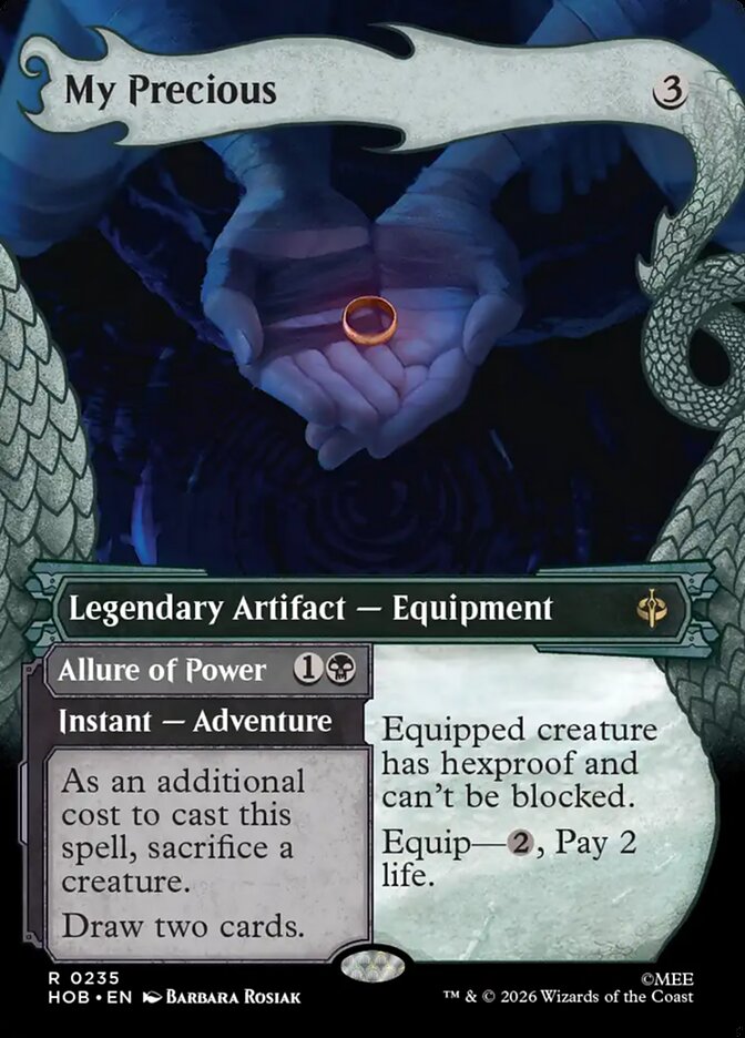 My Precious card front