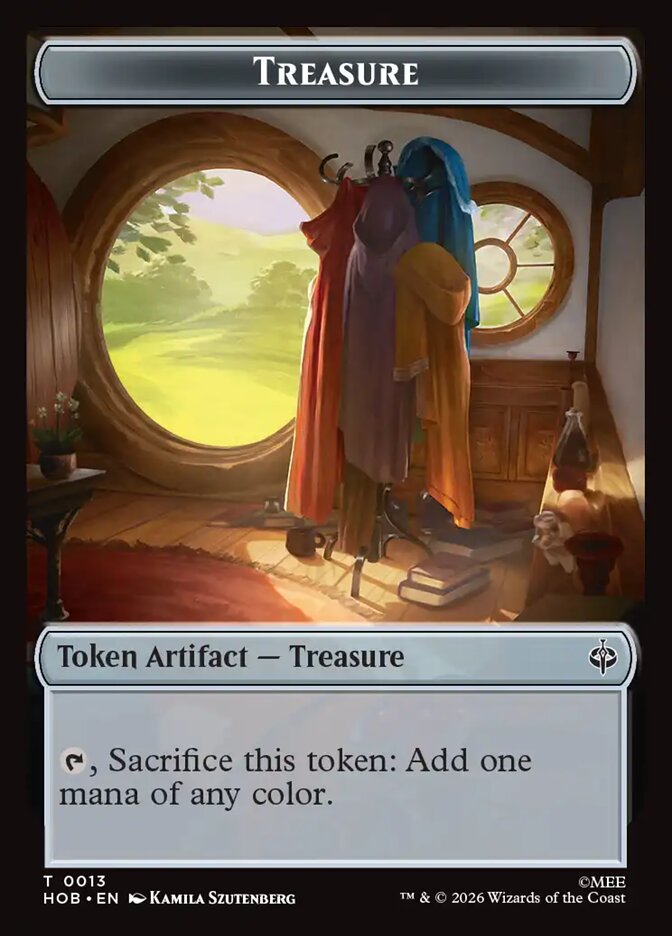 Treasure card front