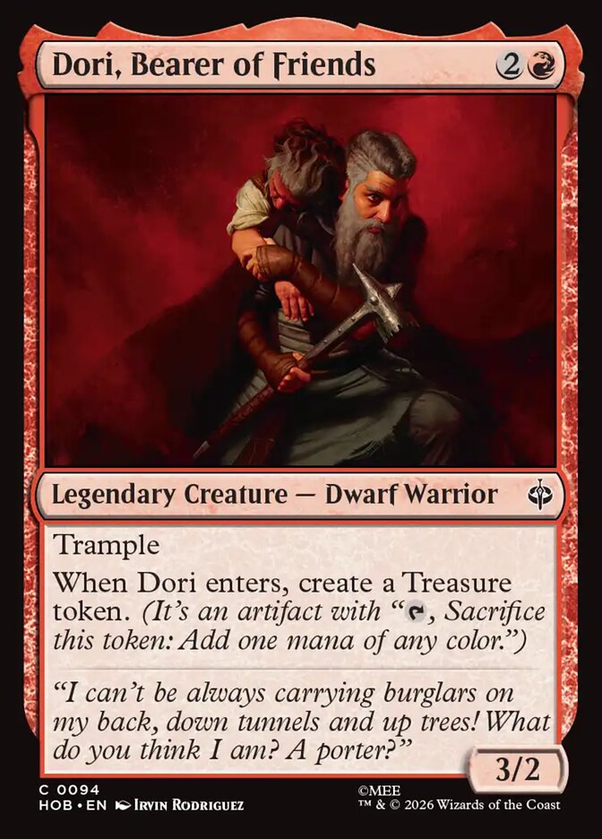 Dori, Bearer of Friends card front