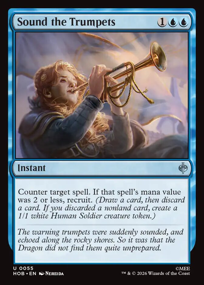 Sound the Trumpets card front