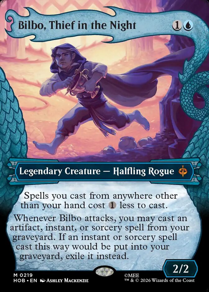 Bilbo, Thief in the Night card front