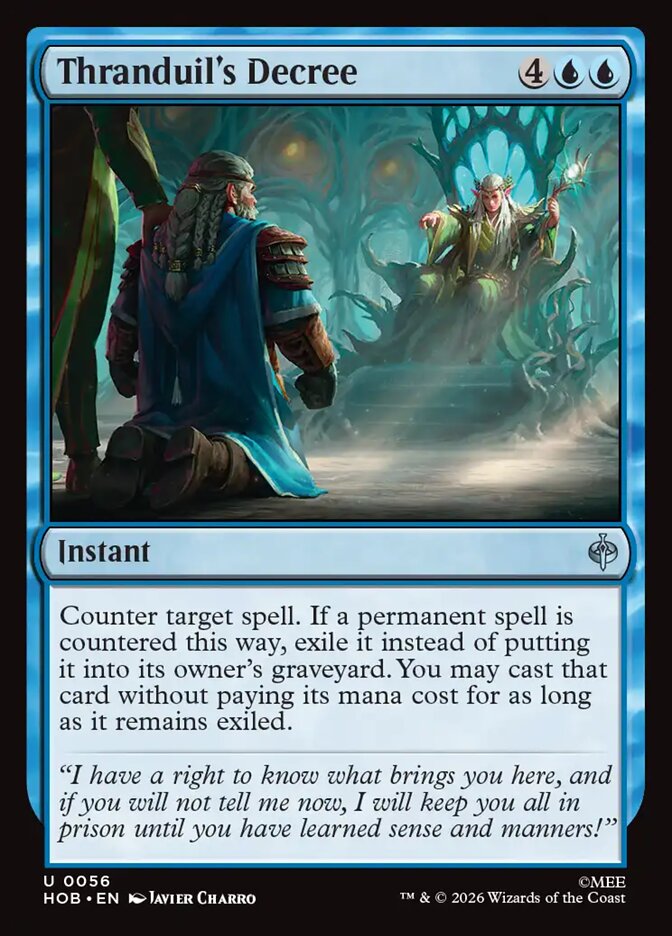 Thranduil's Decree card front