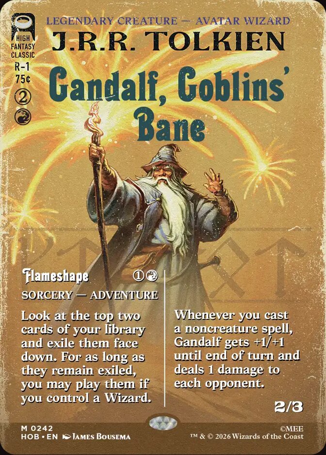 Gandalf, Goblins' Bane card front