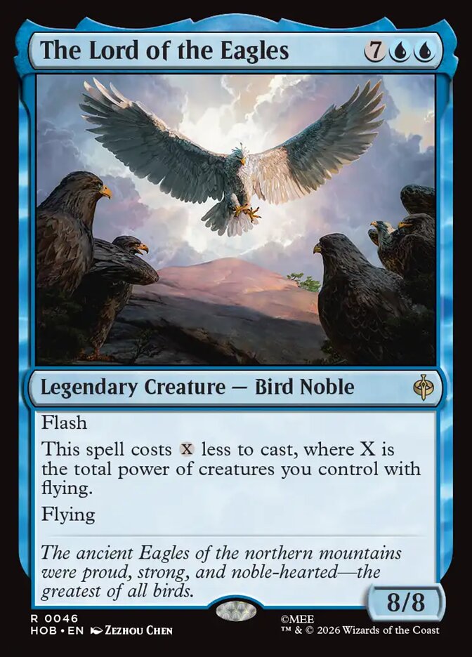 The Lord of the Eagles card front