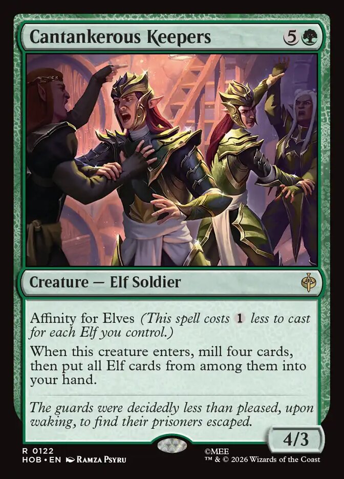 Cantankerous Keepers card front