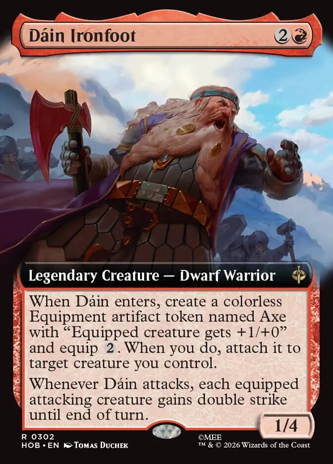 Dáin Ironfoot card front