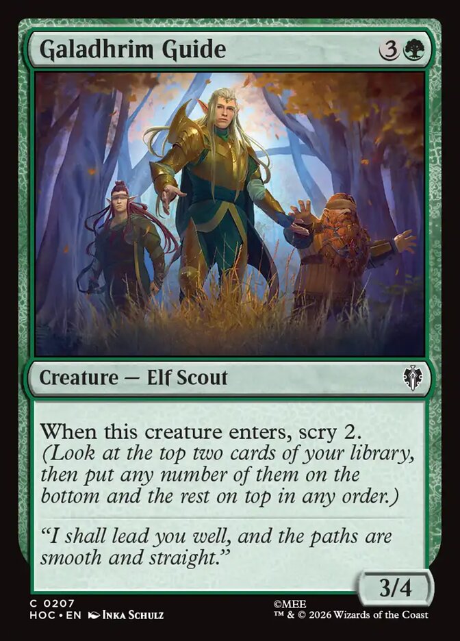Galadhrim Guide card front