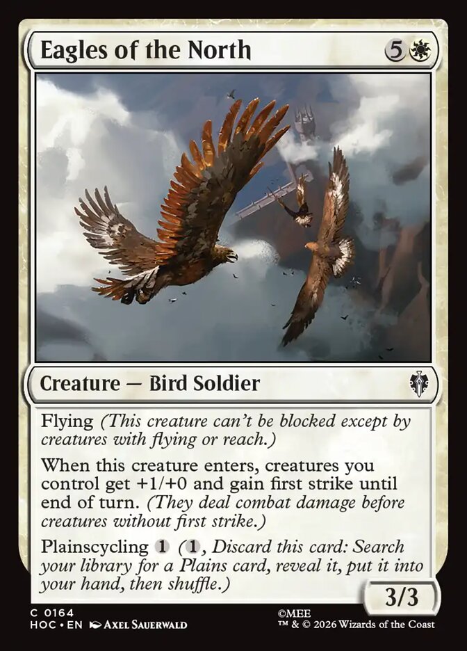 Eagles of the North card front