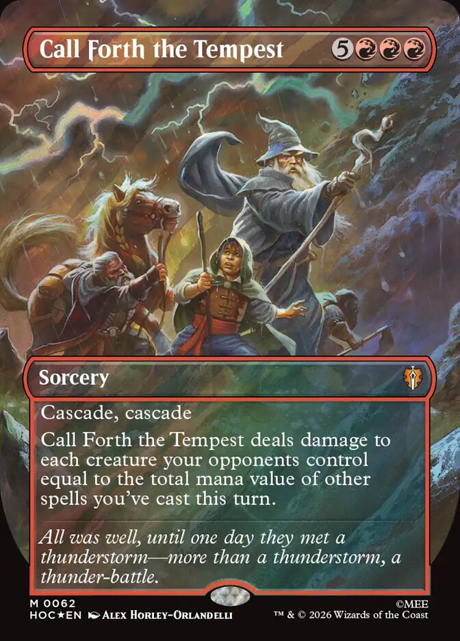 Call Forth the Tempest card front
