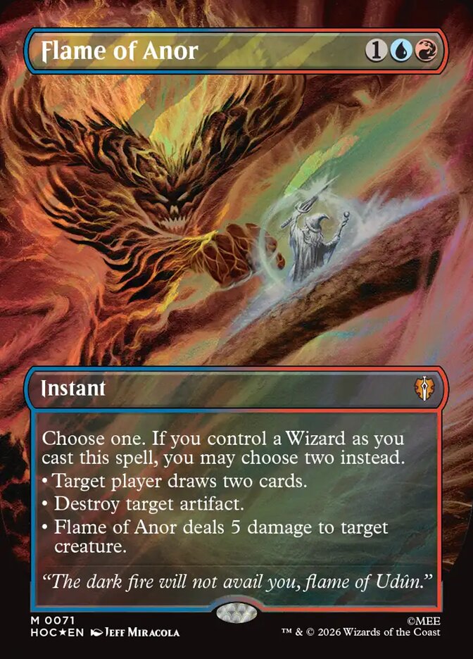 Flame of Anor card front