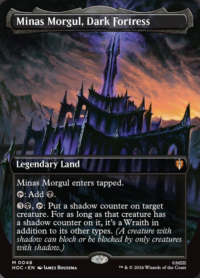 Minas Morgul, Dark Fortress card front
