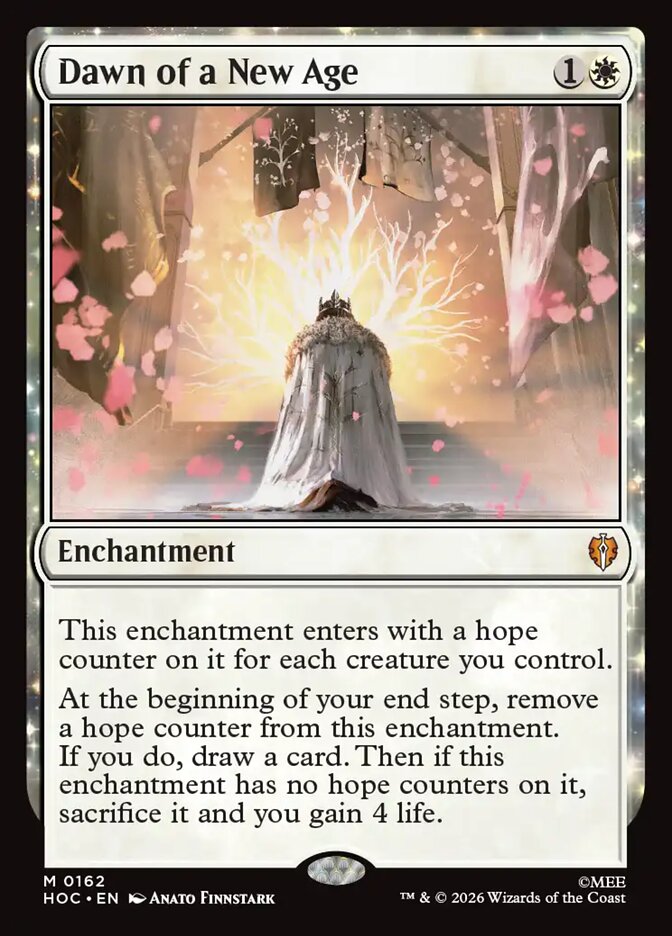 Dawn of a New Age card front