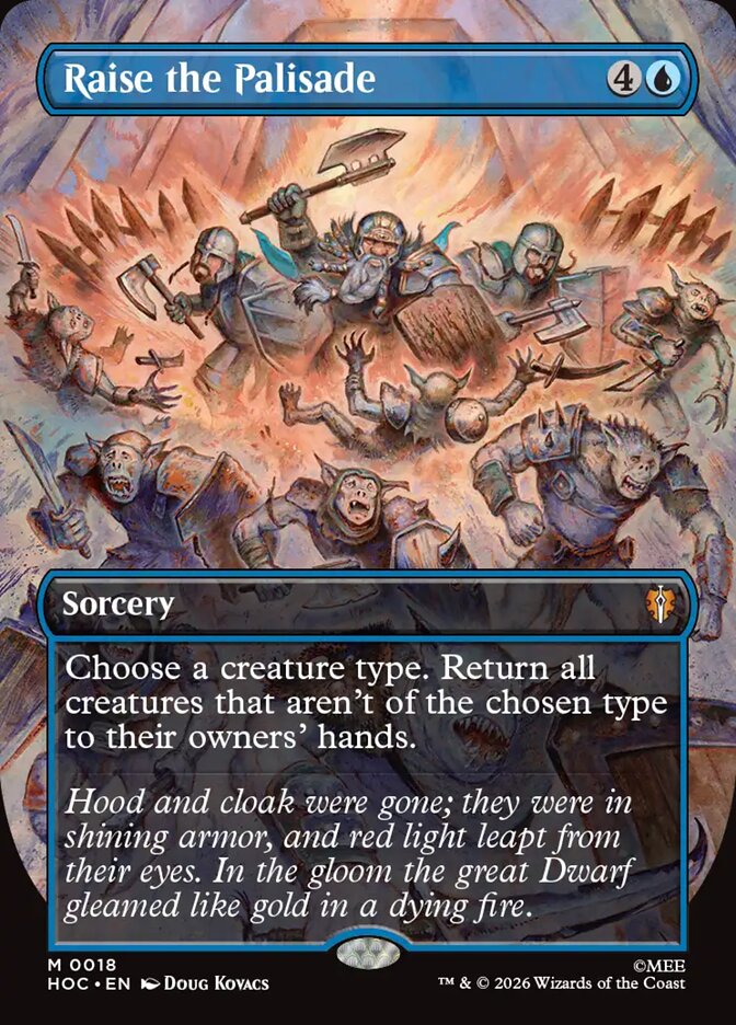 Raise the Palisade card front