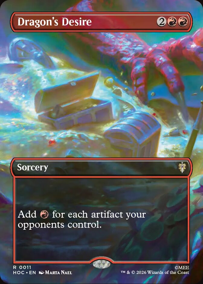 Dragon's Desire card front