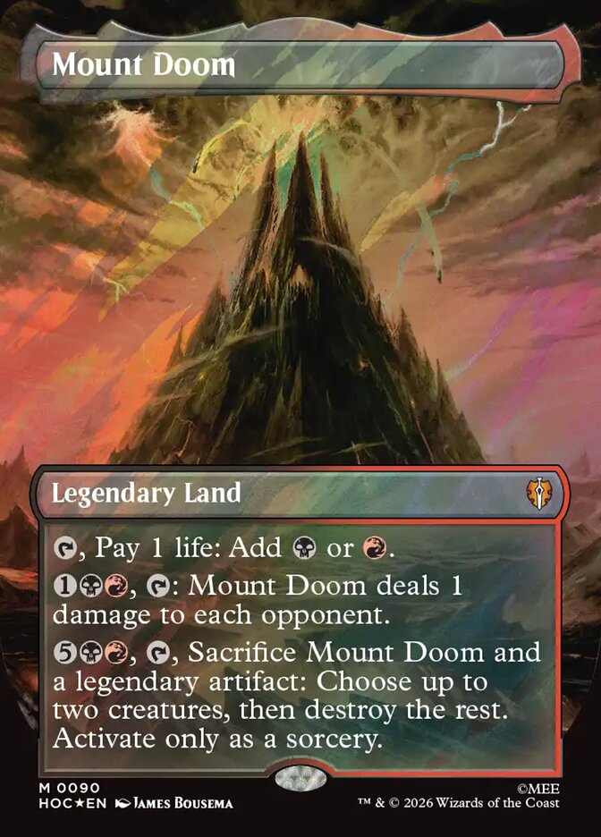 Mount Doom card front