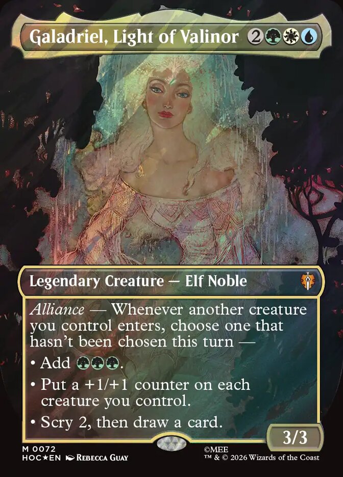 Galadriel, Light of Valinor card front