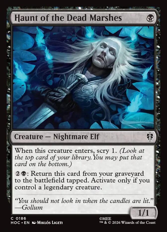 Haunt of the Dead Marshes card front
