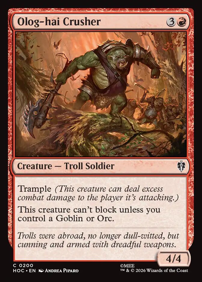 Olog-hai Crusher card front