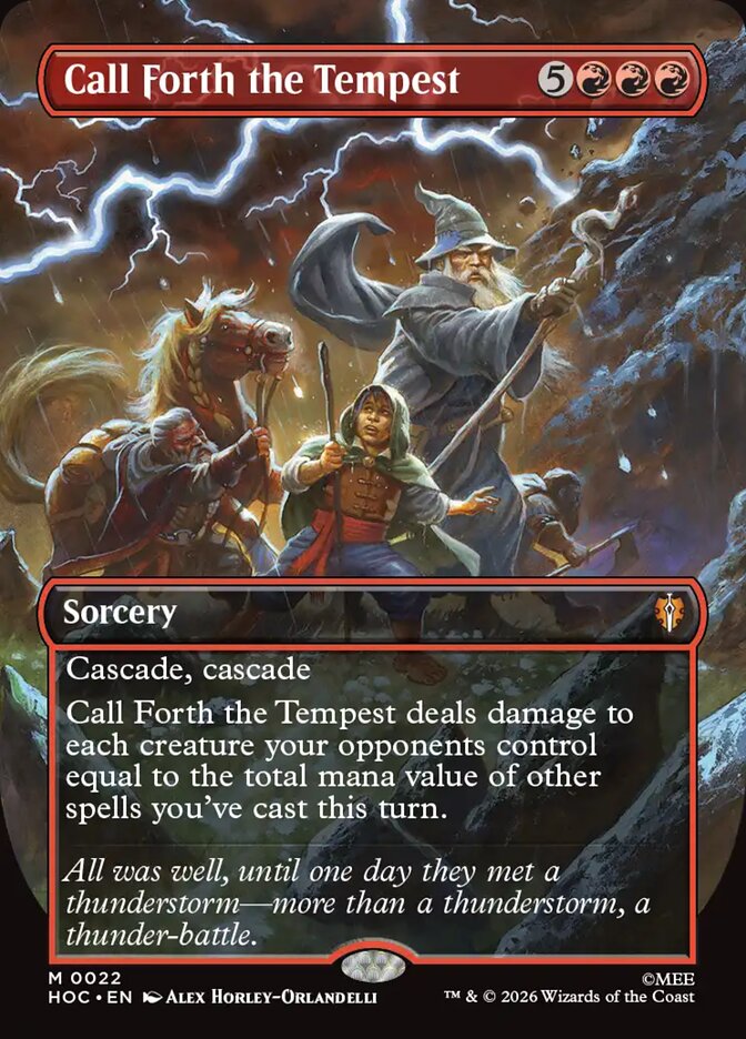 Call Forth the Tempest card front