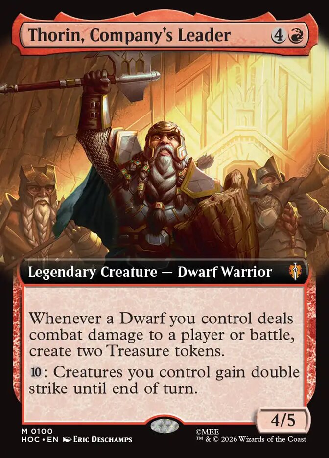 Thorin, Company's Leader card front
