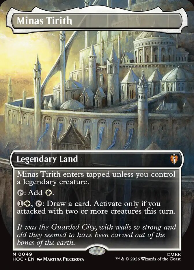 Minas Tirith card front