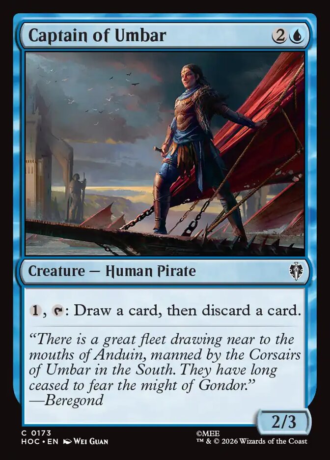 Captain of Umbar card front