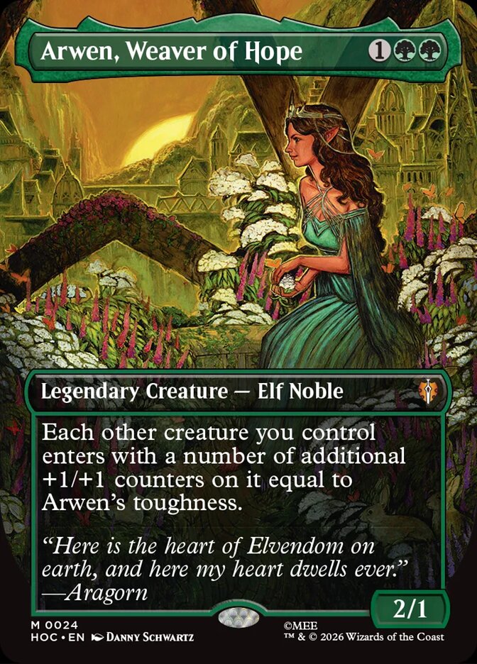 Arwen, Weaver of Hope card front