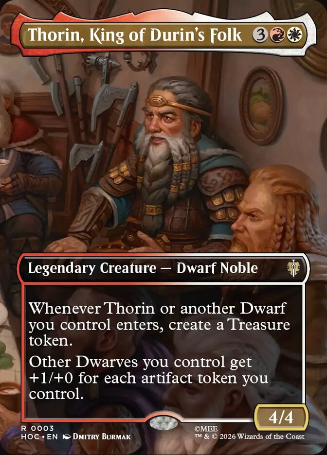Thorin, King of Durin's Folk card front
