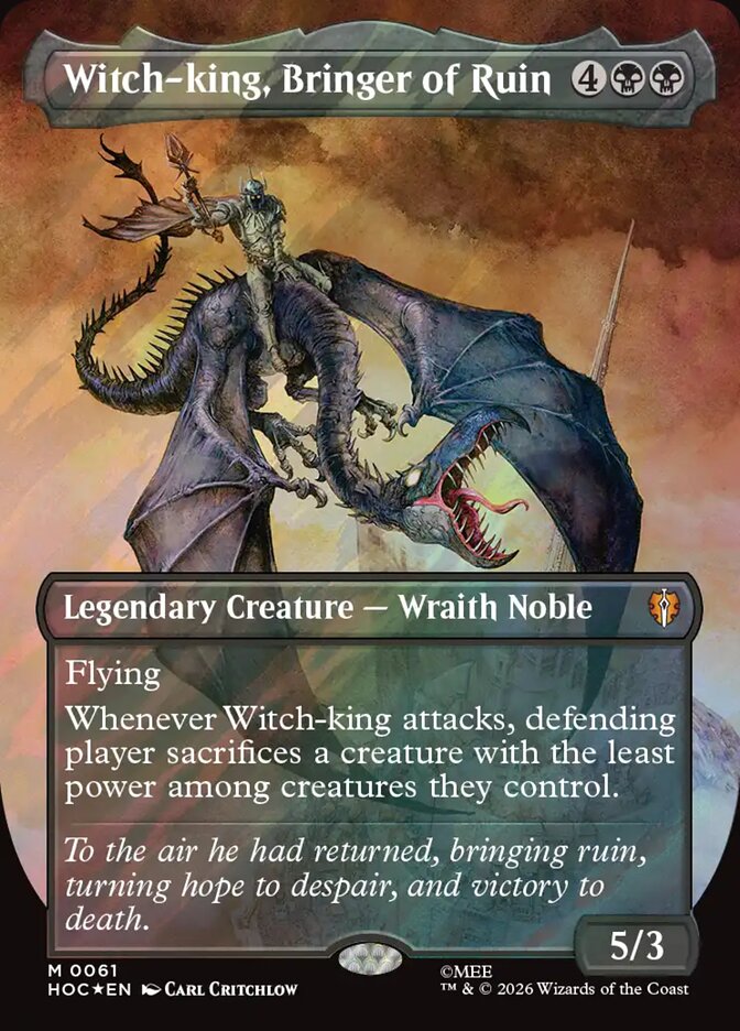 Witch-king, Bringer of Ruin card front