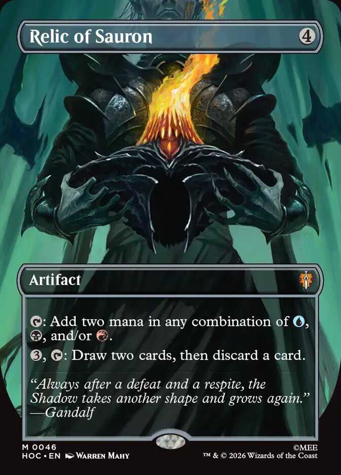 Relic of Sauron card front